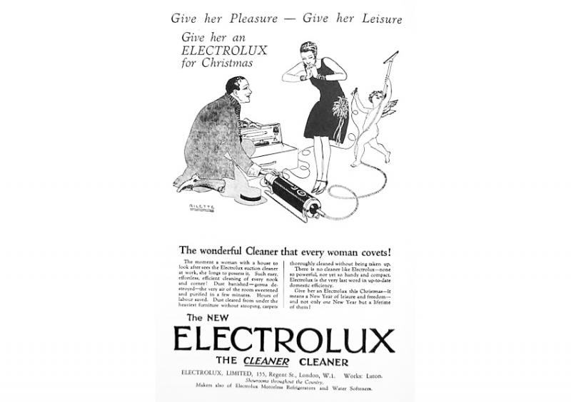 ...give her Leisure, give her Pleasure, give her an Electrolux!